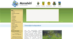 Desktop Screenshot of maroshat.hu