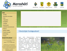 Tablet Screenshot of maroshat.hu